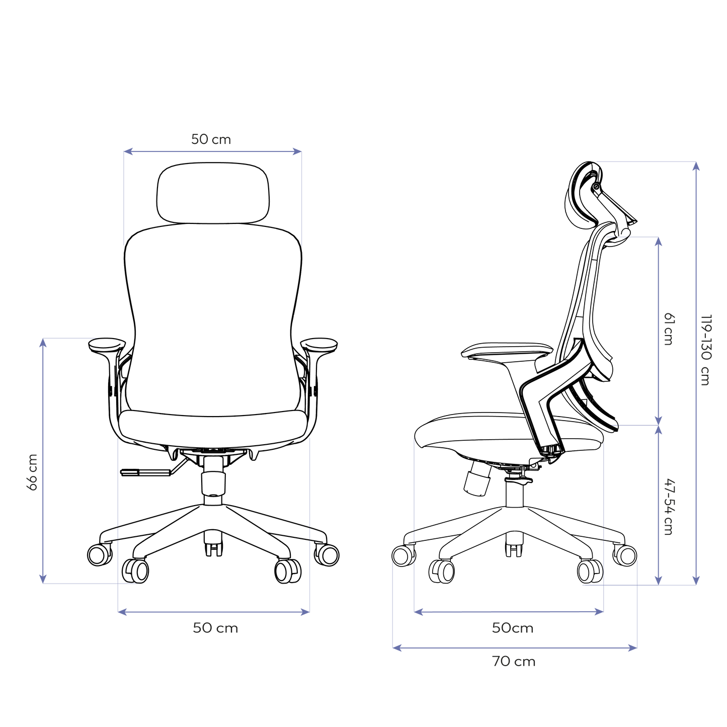 Cadeira Ergonômica Elements Alásia NR-17