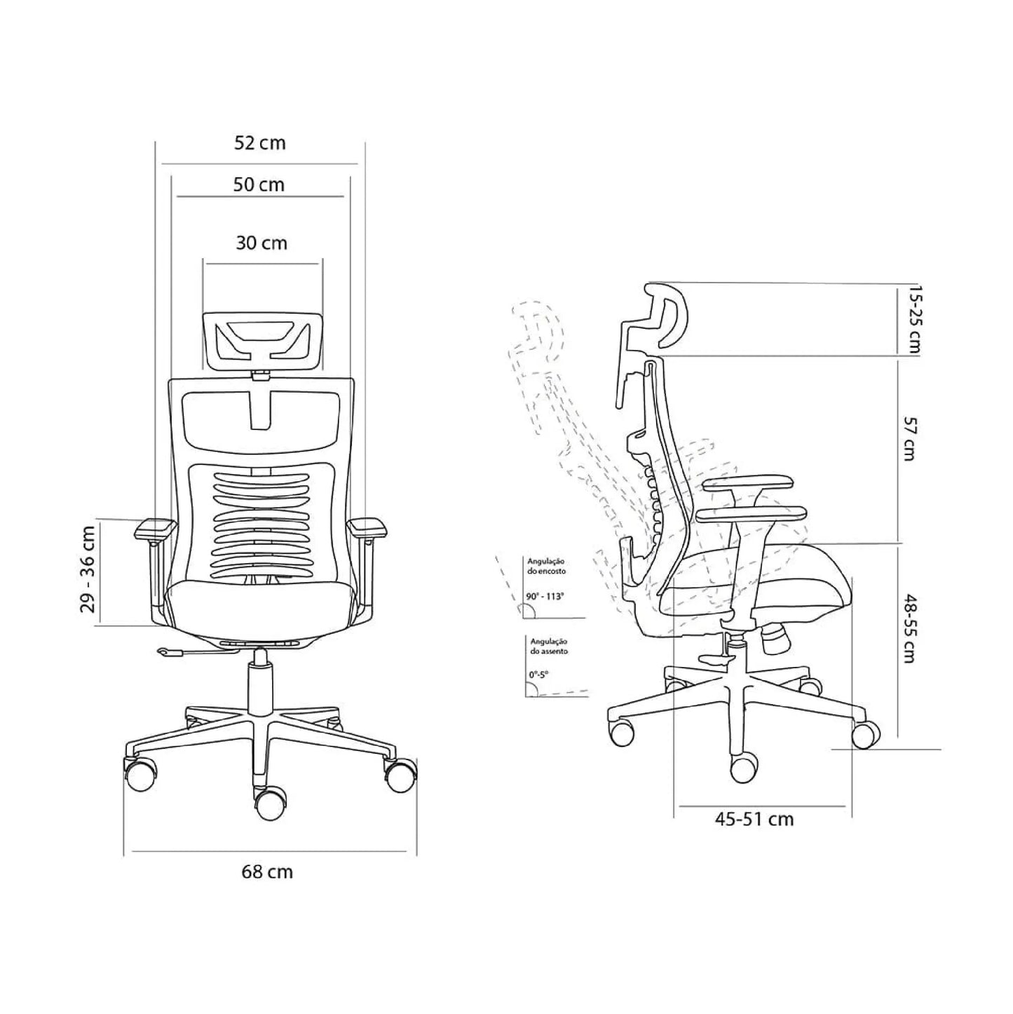 Cadeira Ergonômica Elements Vertta Pro