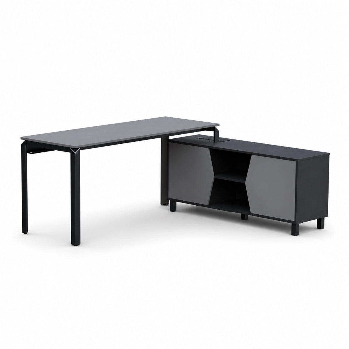 Mesa Diretor Vétria com Armário
