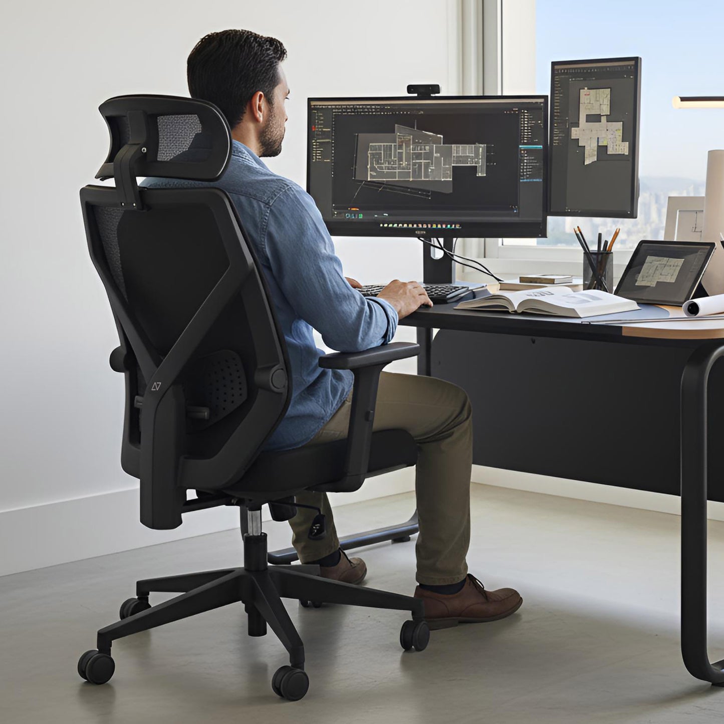 Cadeira Ergonômica Elements Albari NR-17