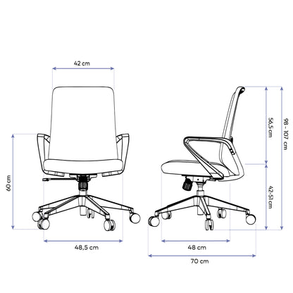 Cadeira Ergonômica Elements Lira NR-17
