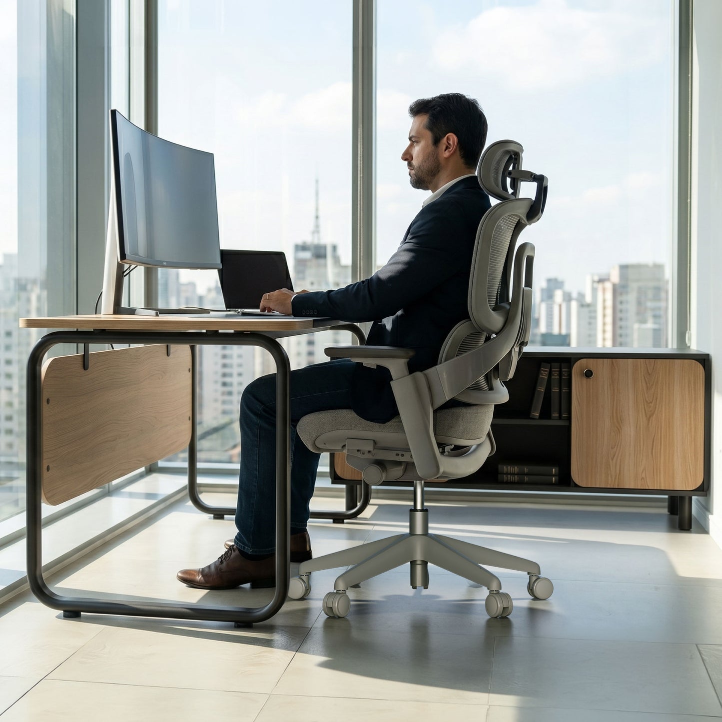 Cadeira Ergonômica Elements Calira NR-17